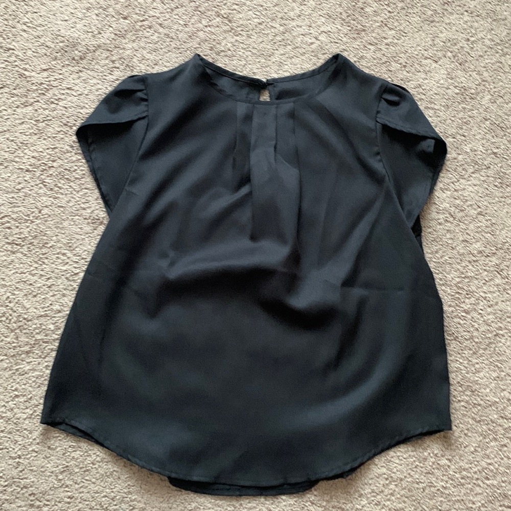 Black Shein blouse